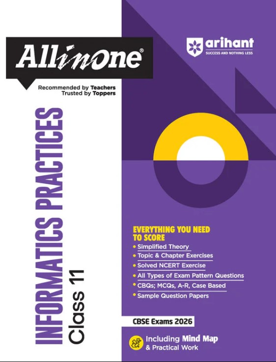 CBSE All in One Informatics Practices Class 11 Exam 2025-26